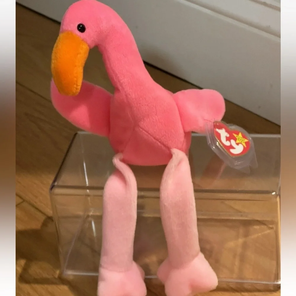 EXTREMELY RARE retired Pinky Beanie Baby 1995